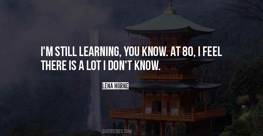 Lena Horne Quotes #578912