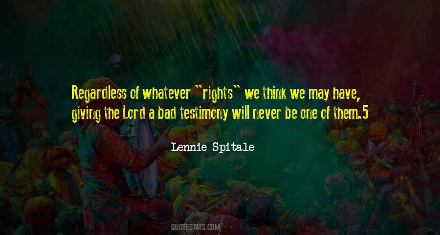 Lennie Spitale Quotes #91287