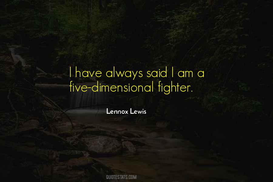 Lennox Lewis Quotes #1413498