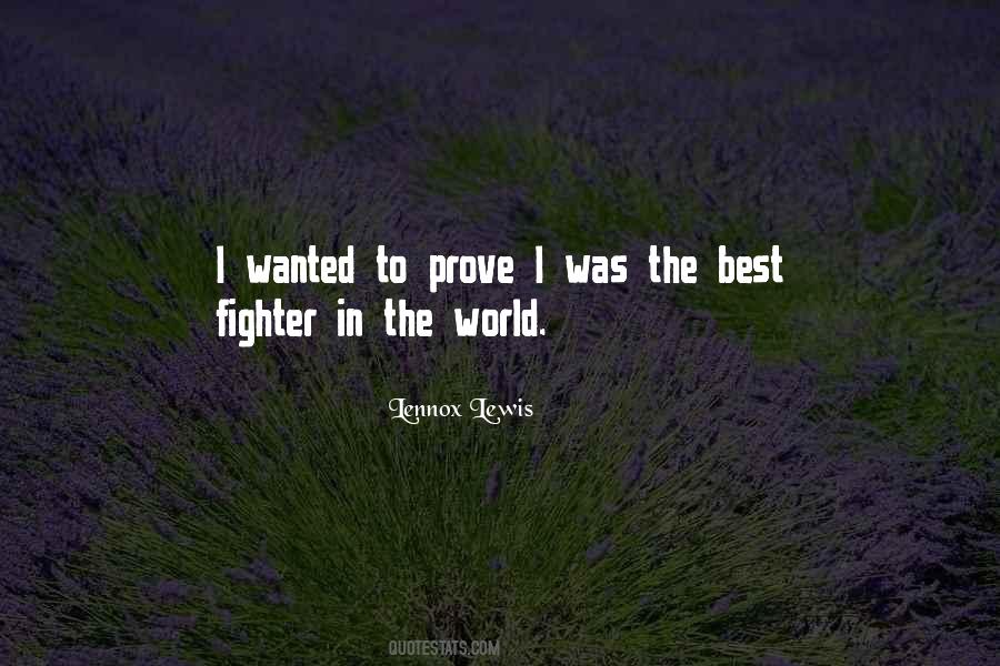 Lennox Lewis Quotes #1778995