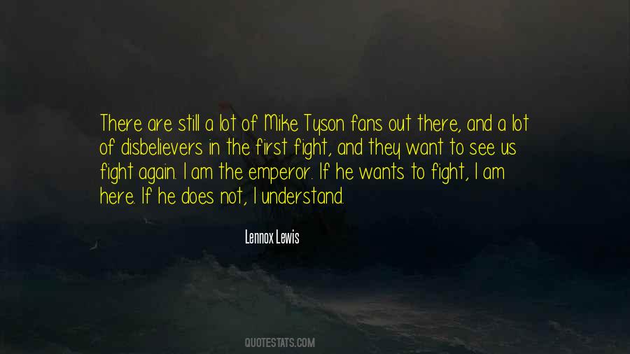 Lennox Lewis Quotes #316276