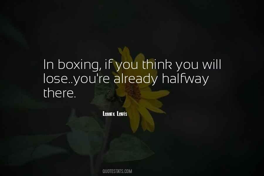 Lennox Lewis Quotes #341837