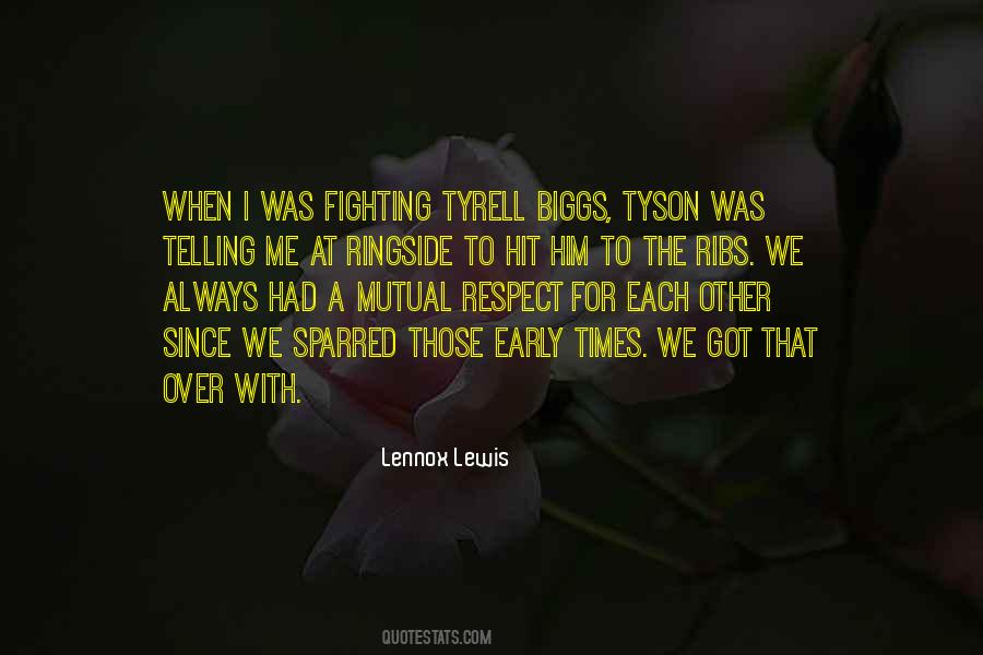 Lennox Lewis Quotes #622230