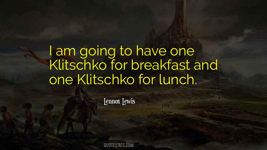 Lennox Lewis Quotes #64474