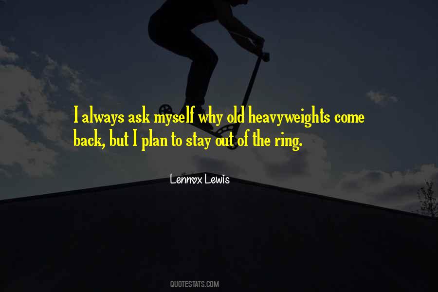 Lennox Lewis Quotes #795398