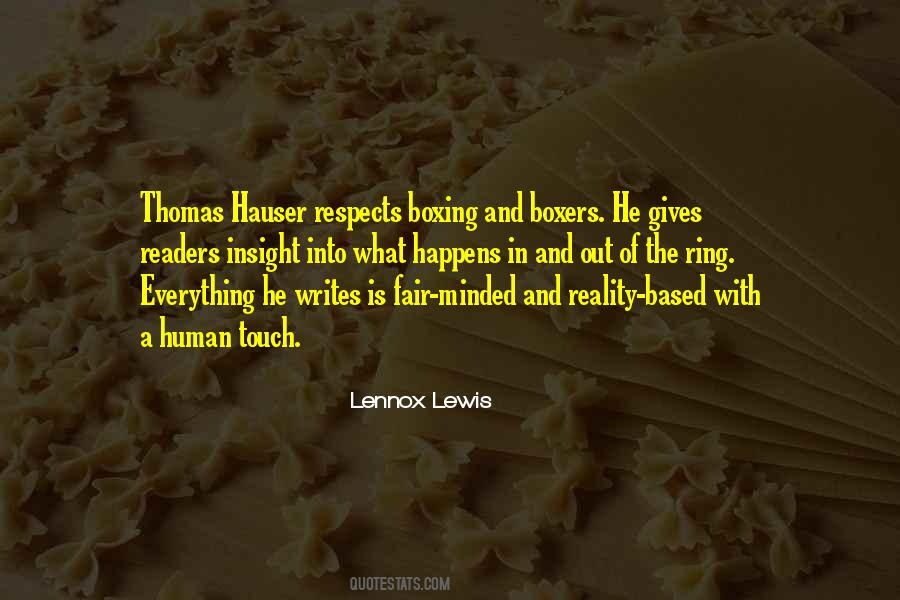 Lennox Lewis Quotes #840256