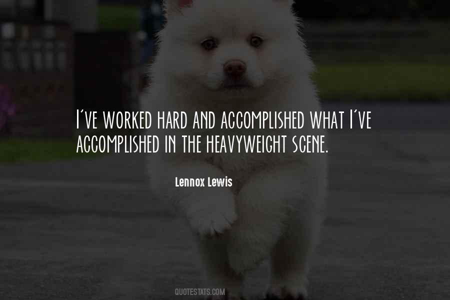 Lennox Lewis Quotes #935591