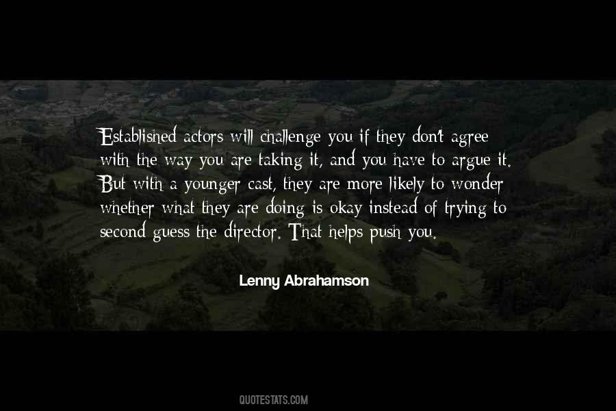 Lenny Abrahamson Quotes #1664205