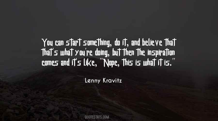 Lenny Kravitz Quotes #1831569