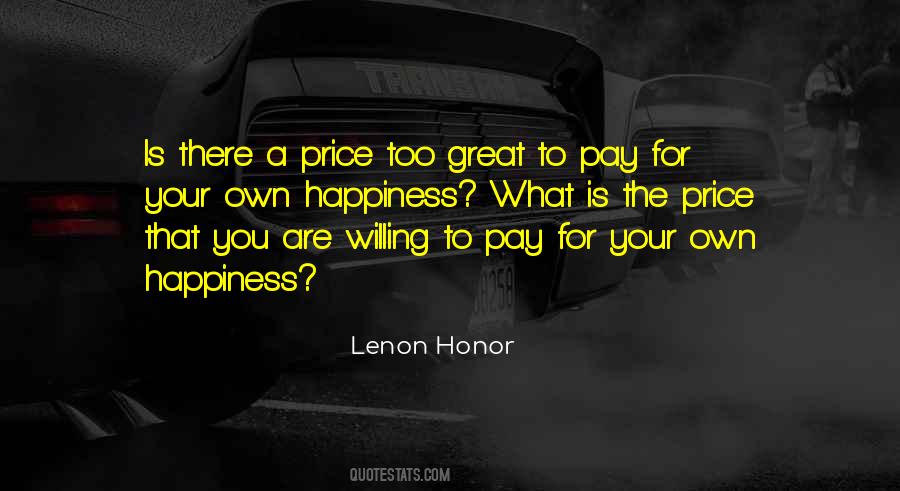 Lenon Honor Quotes #603642 Lenon Honor Quotes #603642