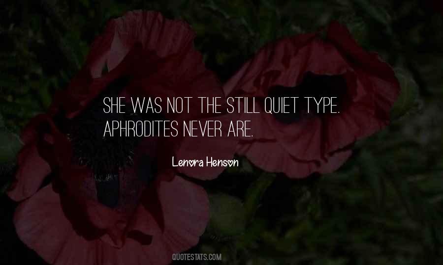 Lenora Henson Quotes #1692914