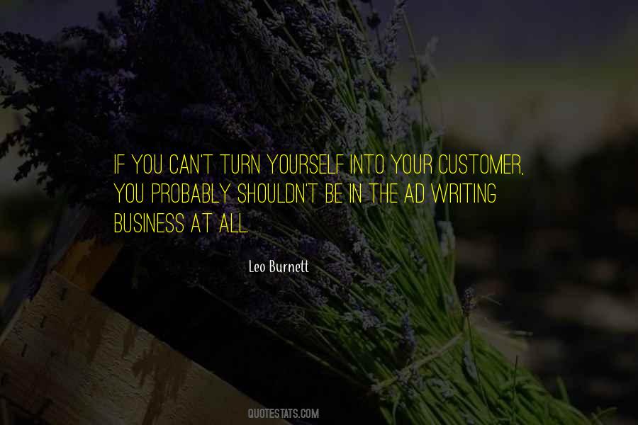 Leo Burnett Quotes #1342056