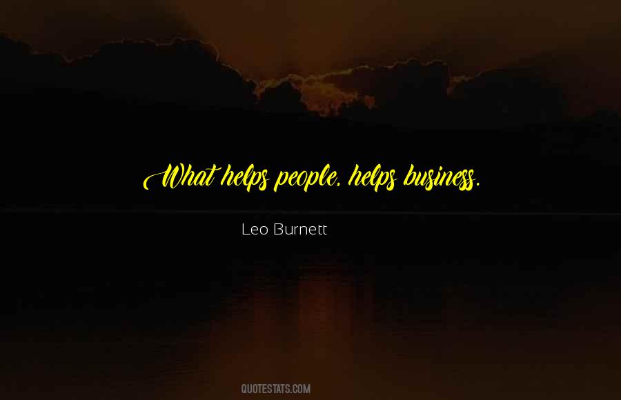 Leo Burnett Quotes #427794