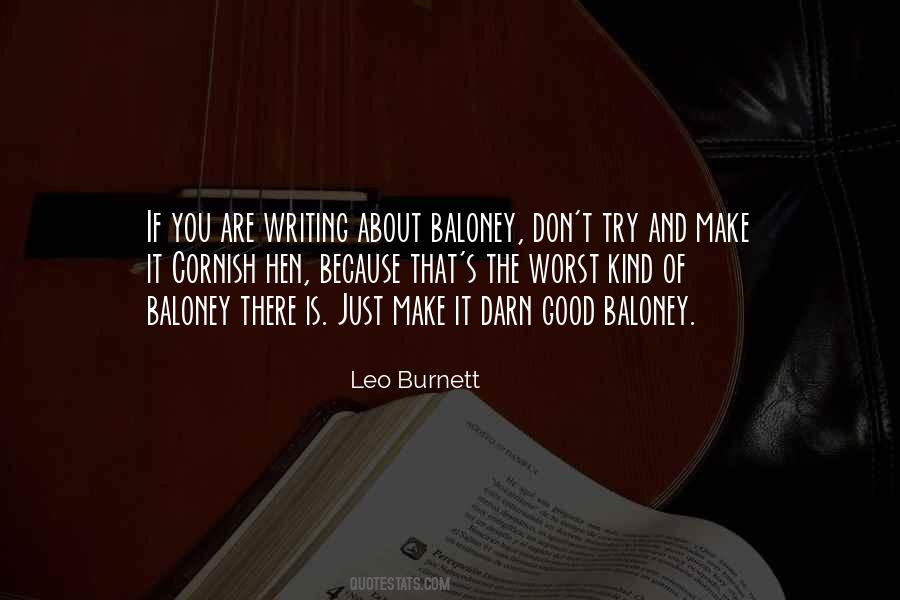 Leo Burnett Quotes #919033