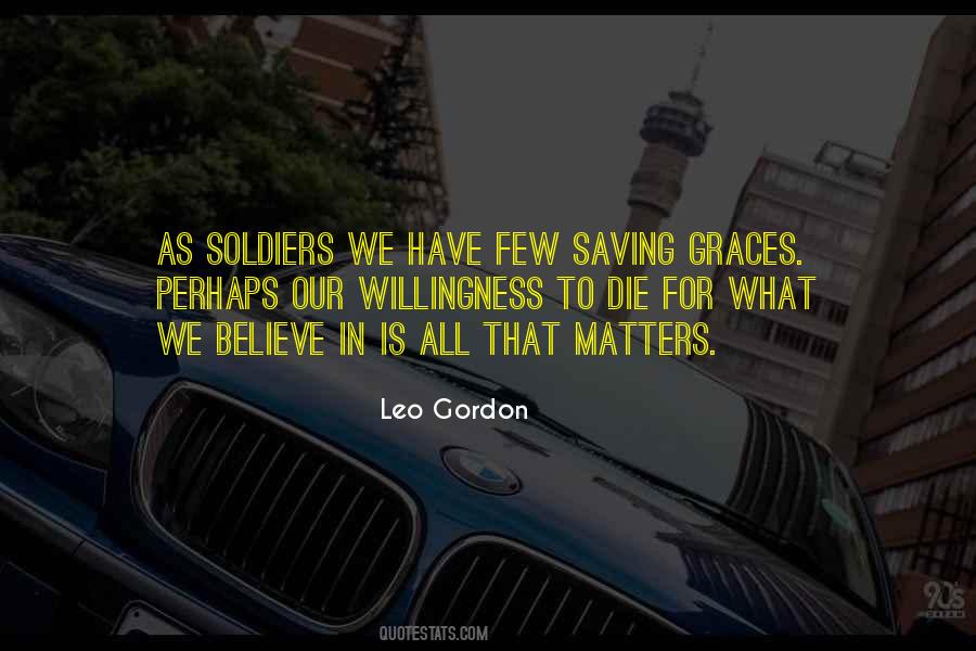 Leo Gordon Quotes #780566