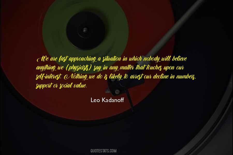 Leo Kadanoff Quotes #1294993