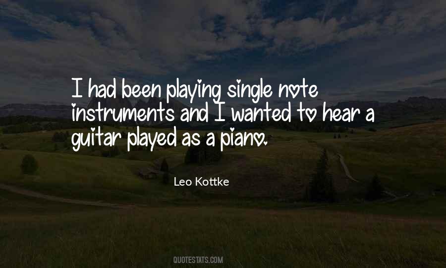 Leo Kottke Quotes #1169404