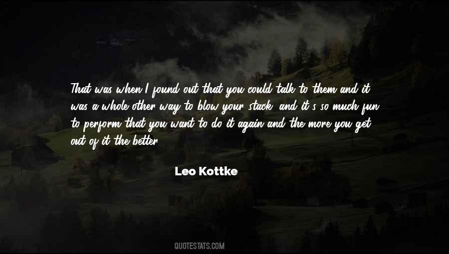 Leo Kottke Quotes #727896