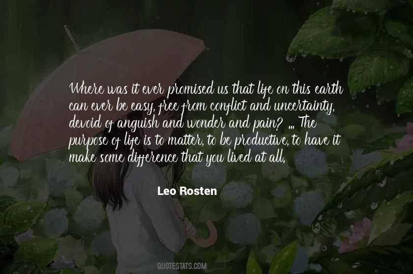 Leo Rosten Quotes #1145579