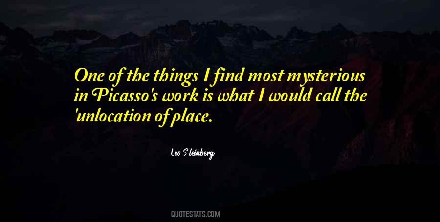 Leo Steinberg Quotes #1531140