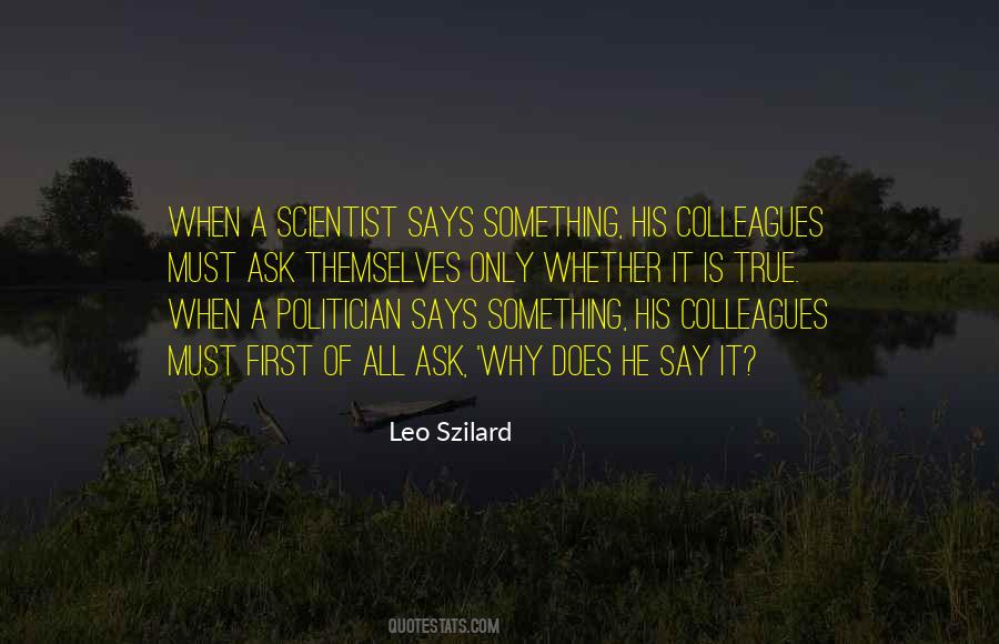 Leo Szilard Quotes #910169