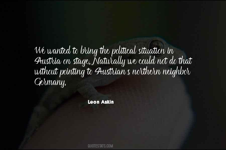 Leon Askin Quotes #906100
