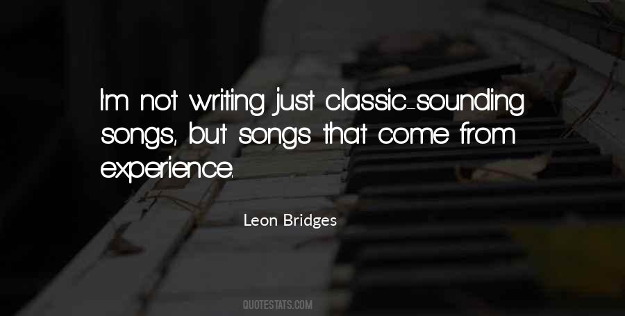 Leon Bridges Quotes #771101