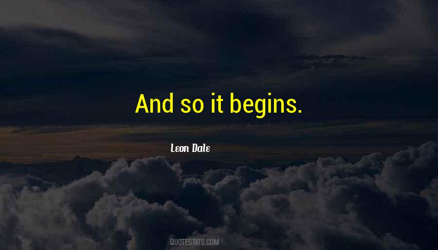 Leon Dale Quotes #1100781