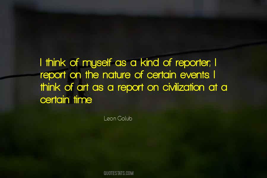 Leon Golub Quotes #256465