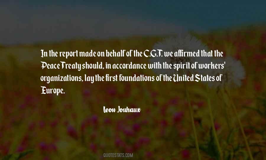 Leon Jouhaux Quotes #1732070