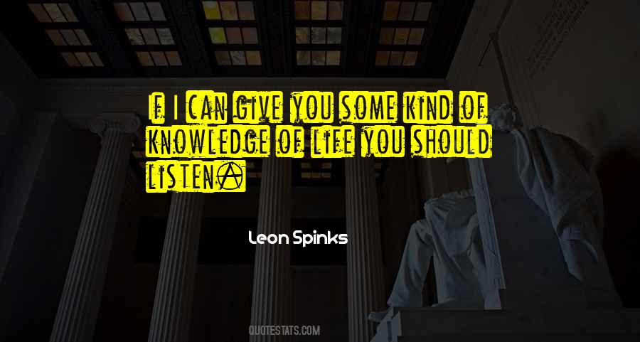 Leon Spinks Quotes #1325083