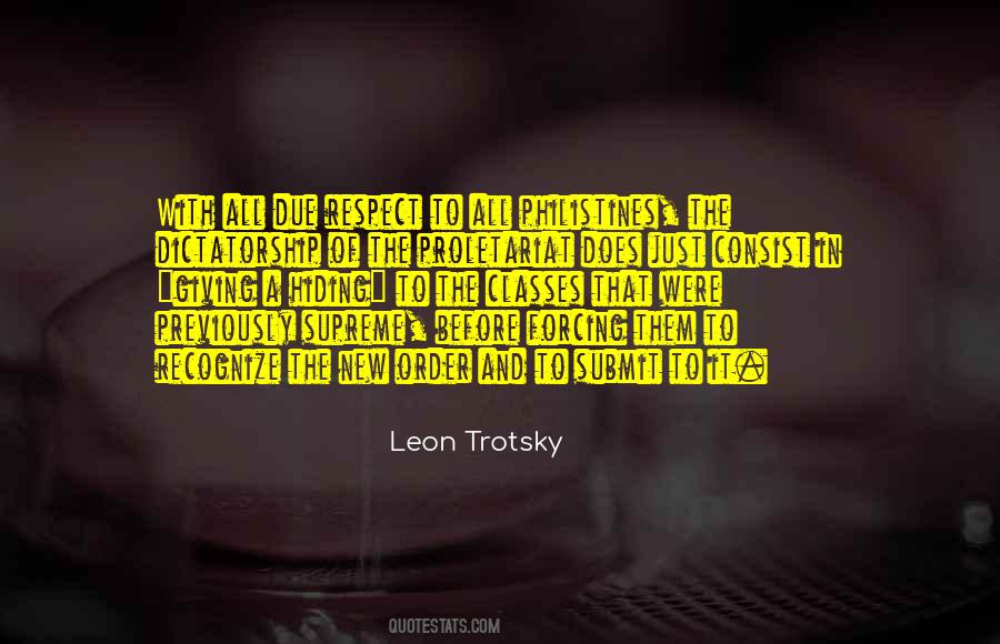 Leon Trotsky Quotes #755656