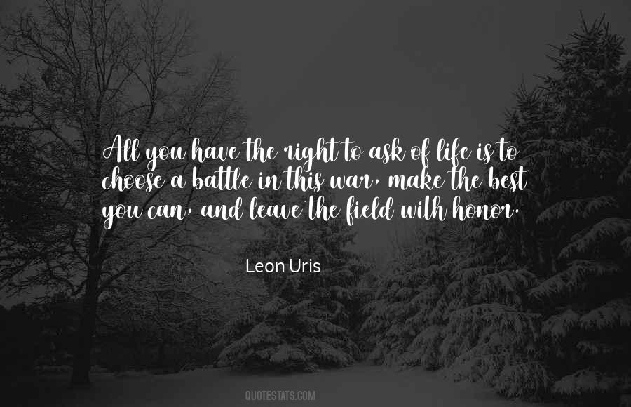 Leon Uris Quotes #25186