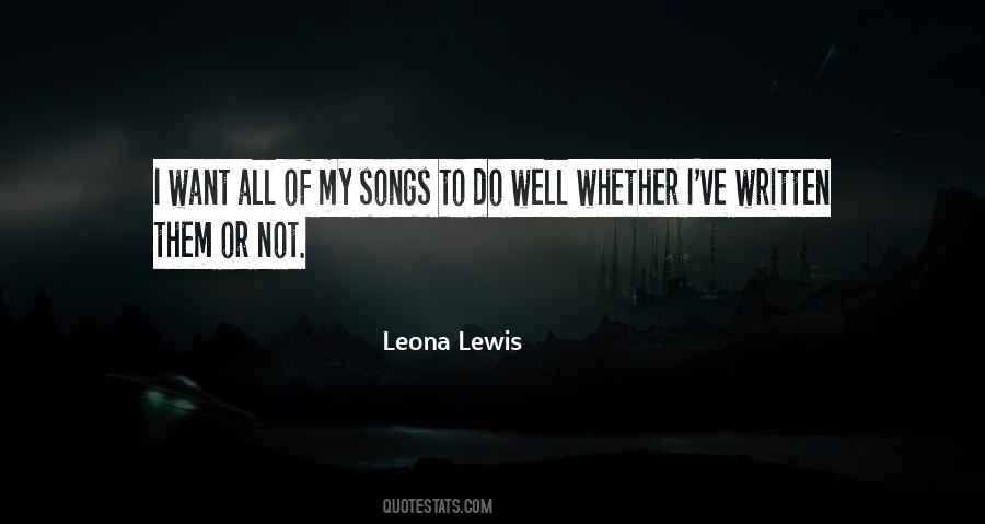 Leona Lewis Quotes #1299128