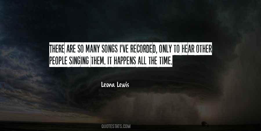 Leona Lewis Quotes #1879460