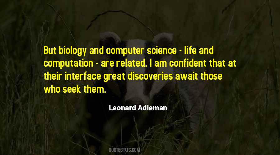 Leonard Adleman Quotes #339338