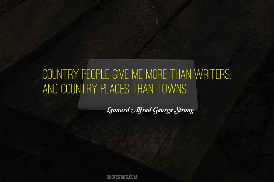 Leonard Alfred George Strong Quotes #396437