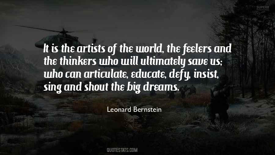 Leonard Bernstein Quotes #898735