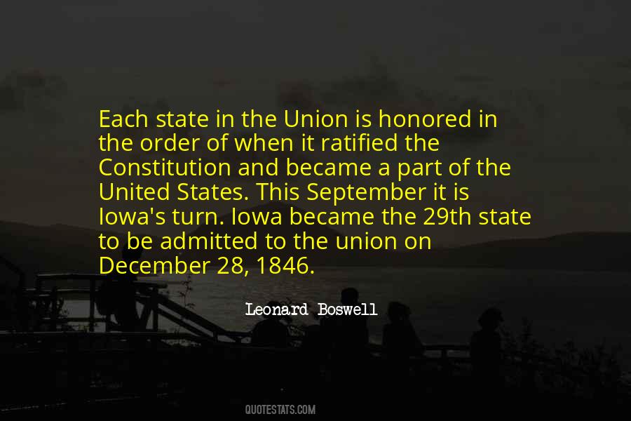Leonard Boswell Quotes #1762966