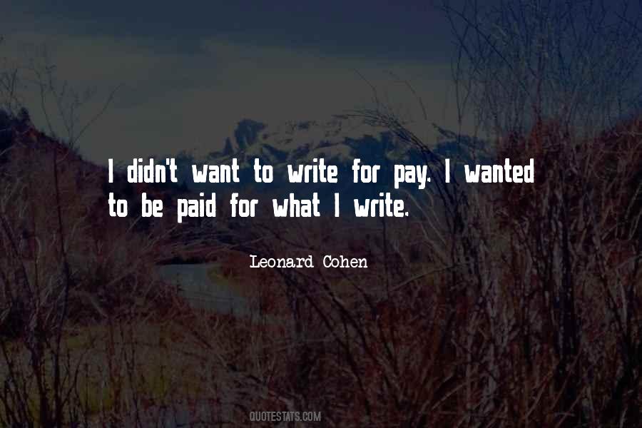Leonard Cohen Quotes #1018167