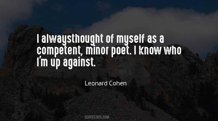 Leonard Cohen Quotes #1064025