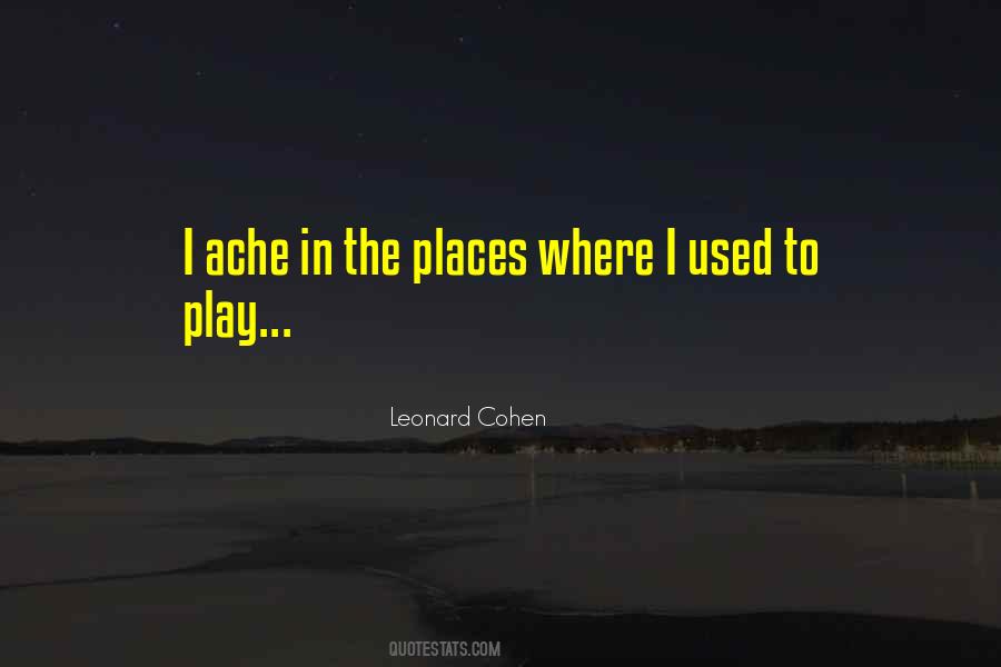 Leonard Cohen Quotes #1137218