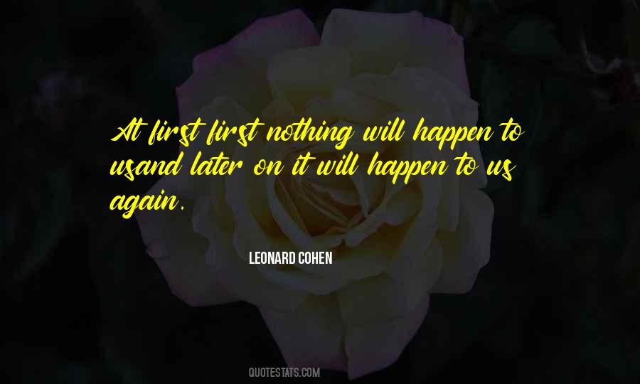 Leonard Cohen Quotes #1381708