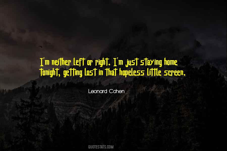 Leonard Cohen Quotes #238982