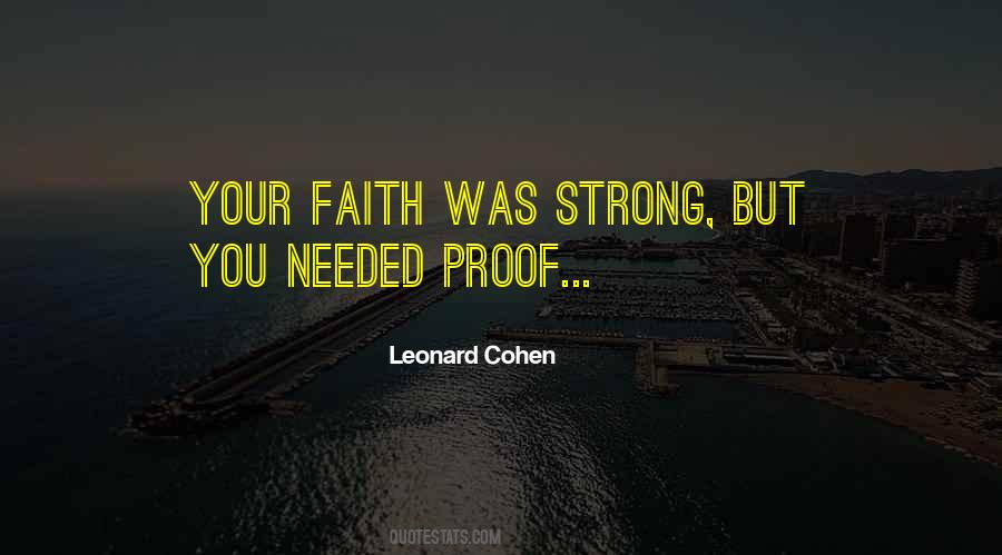 Leonard Cohen Quotes #262294