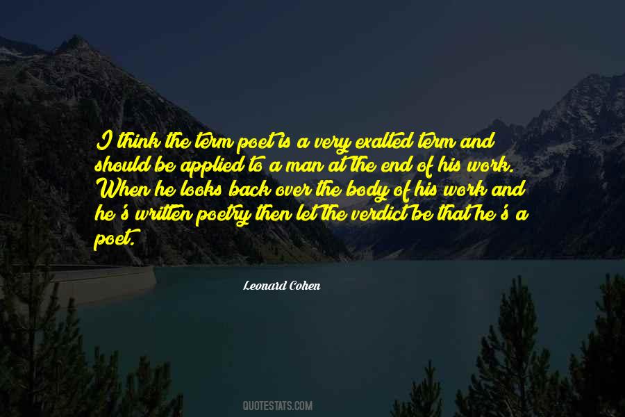 Leonard Cohen Quotes #405158