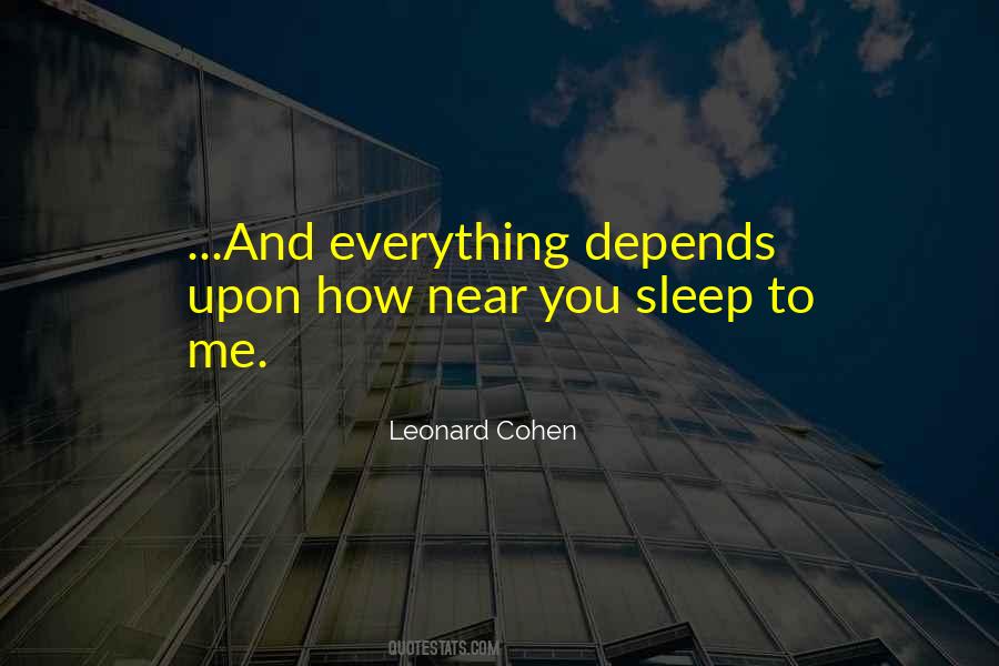 Leonard Cohen Quotes #456738