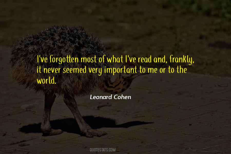 Leonard Cohen Quotes #848300
