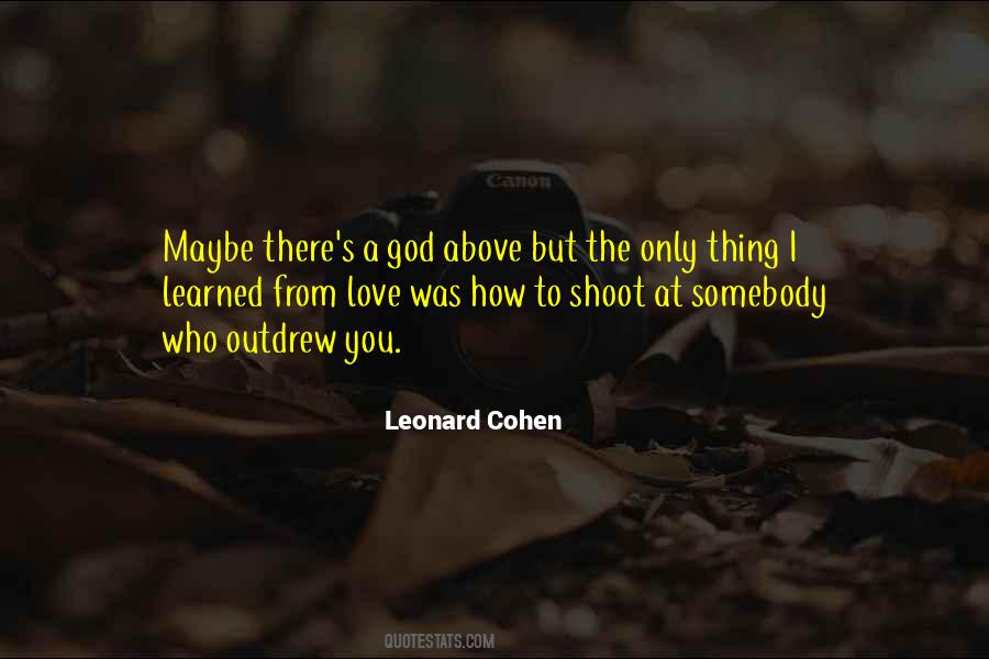 Leonard Cohen Quotes #86642