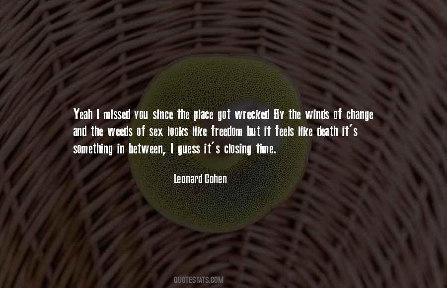 Leonard Cohen Quotes #883629
